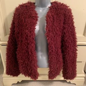 Vero Moda Fuchsia Fuzzy Jacket